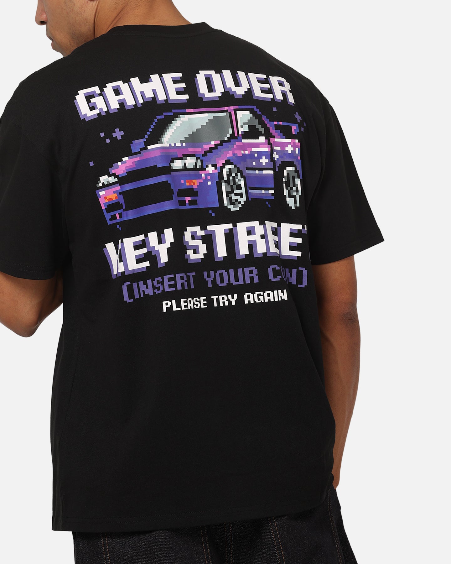 Key Street 16 Bit Heavy T-Shirt Black