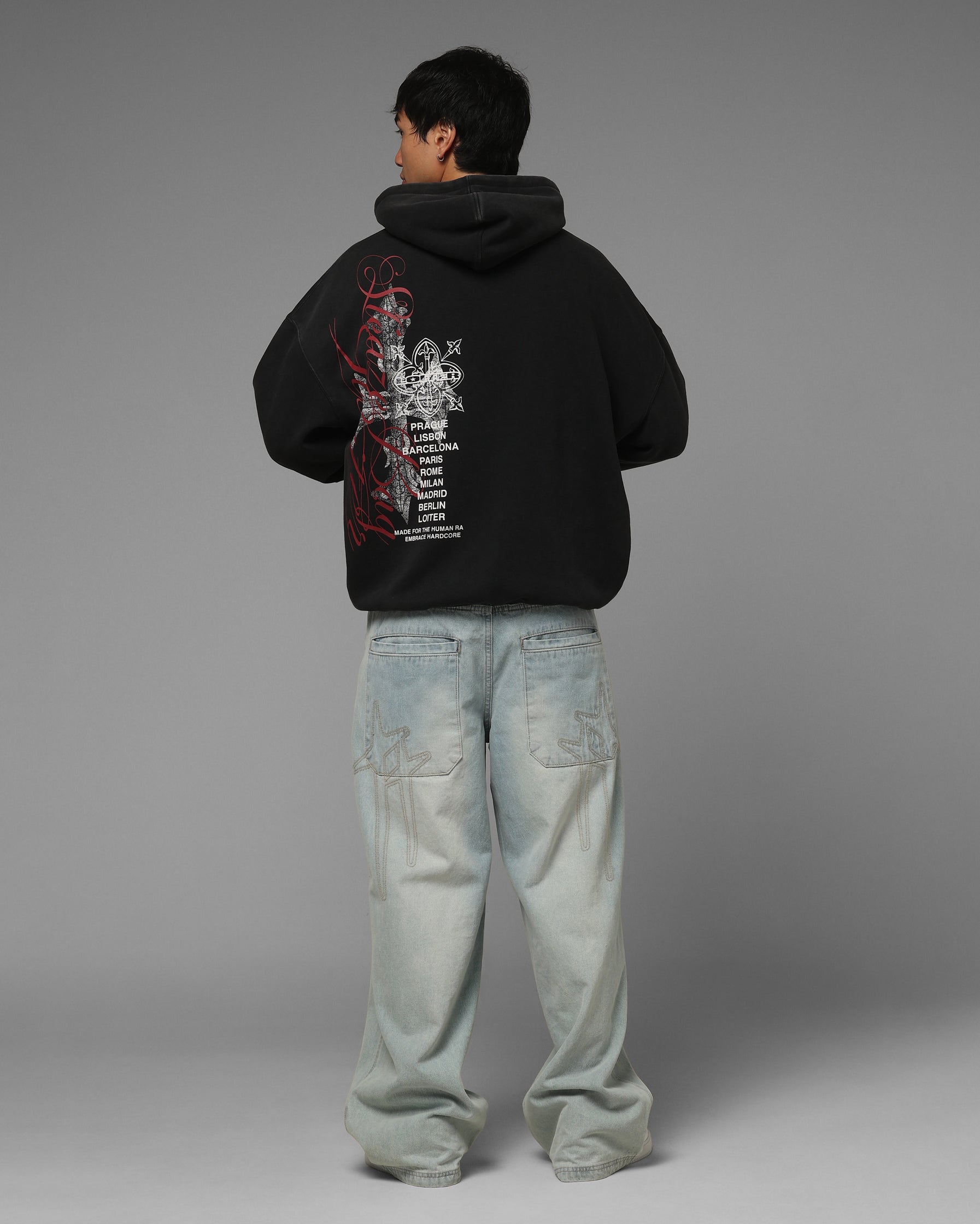Loiter Eastern Bloc Hoodie Vintage Black