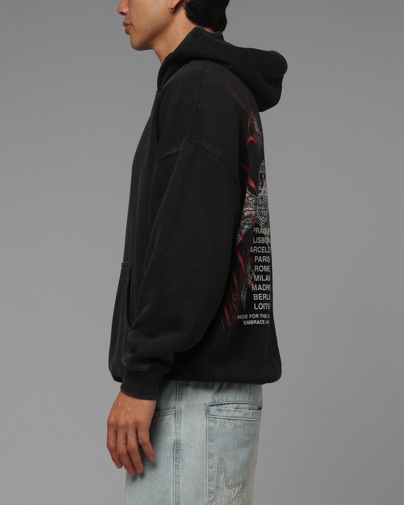 Loiter Eastern Bloc Hoodie Vintage Black