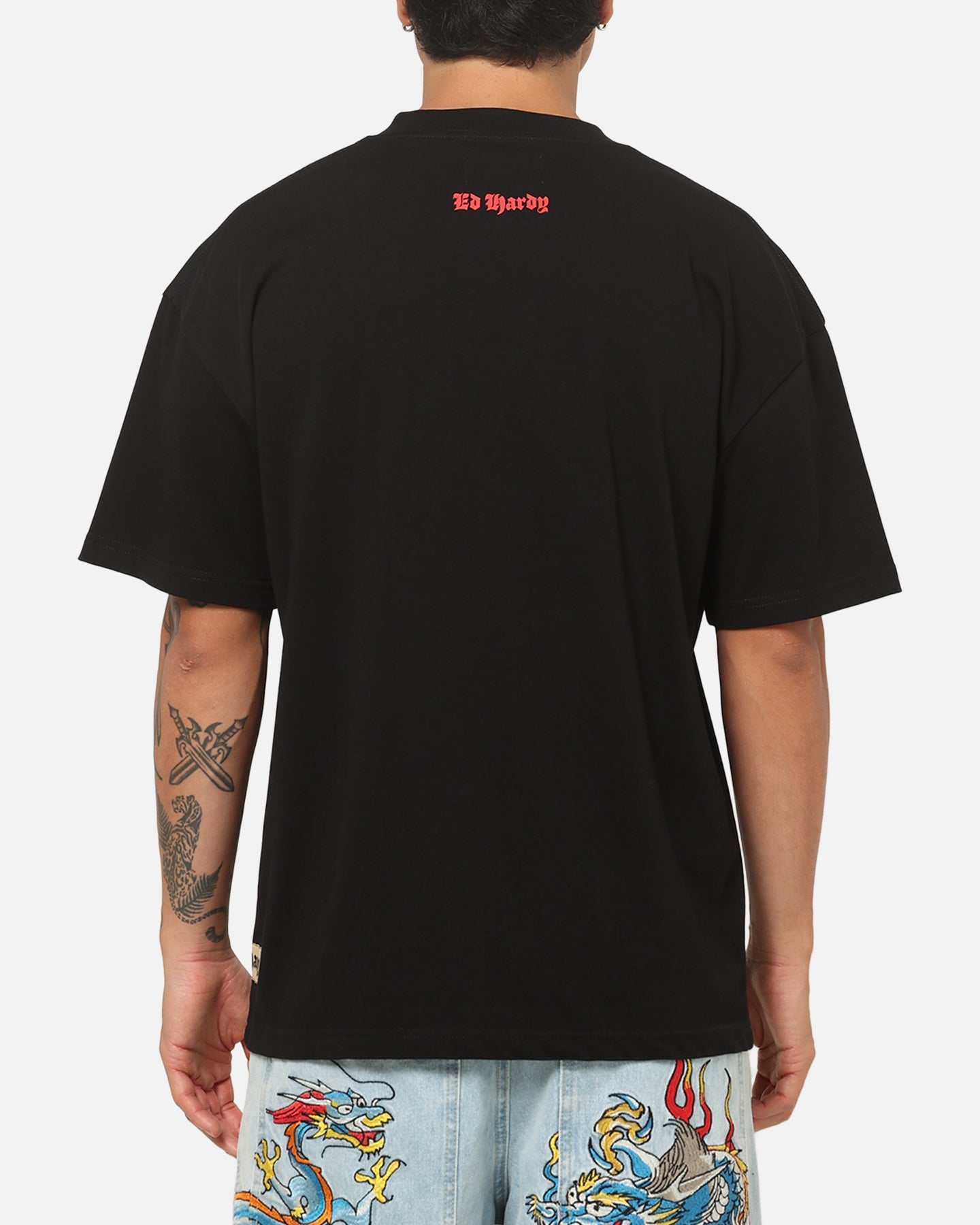 Ed Hardy Flash T-Shirt Black