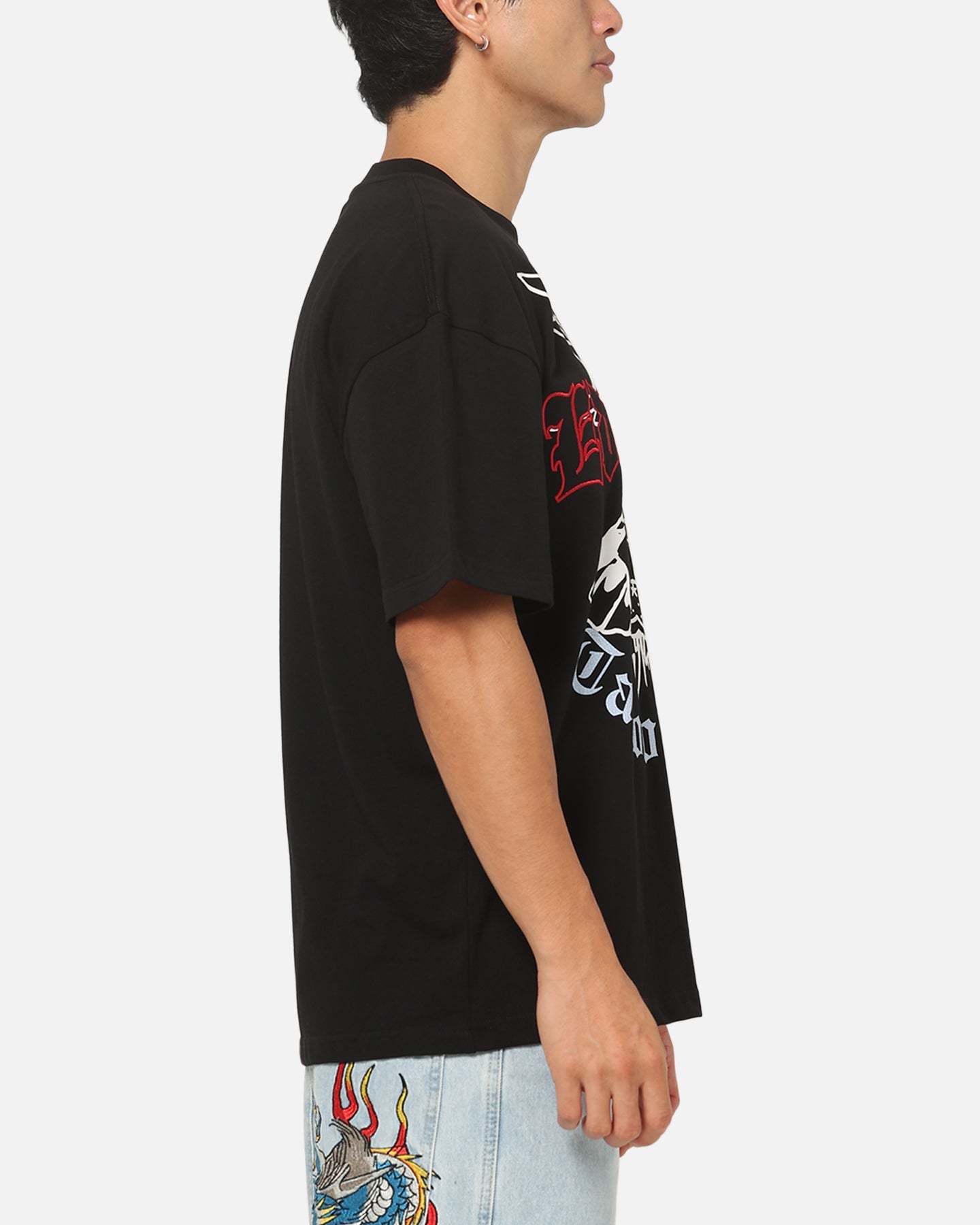 Ed Hardy Flash T-Shirt Black