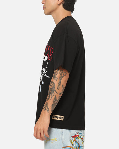 Ed Hardy Flash T-Shirt Black