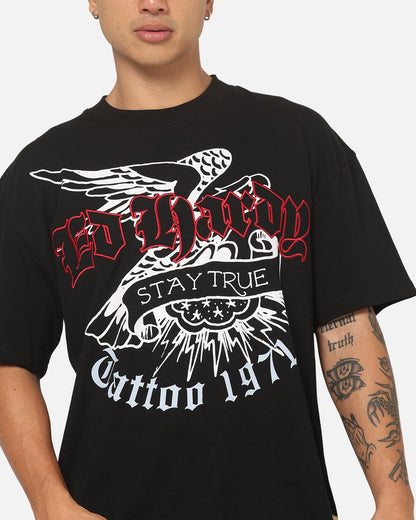 Ed Hardy Flash T-Shirt Black