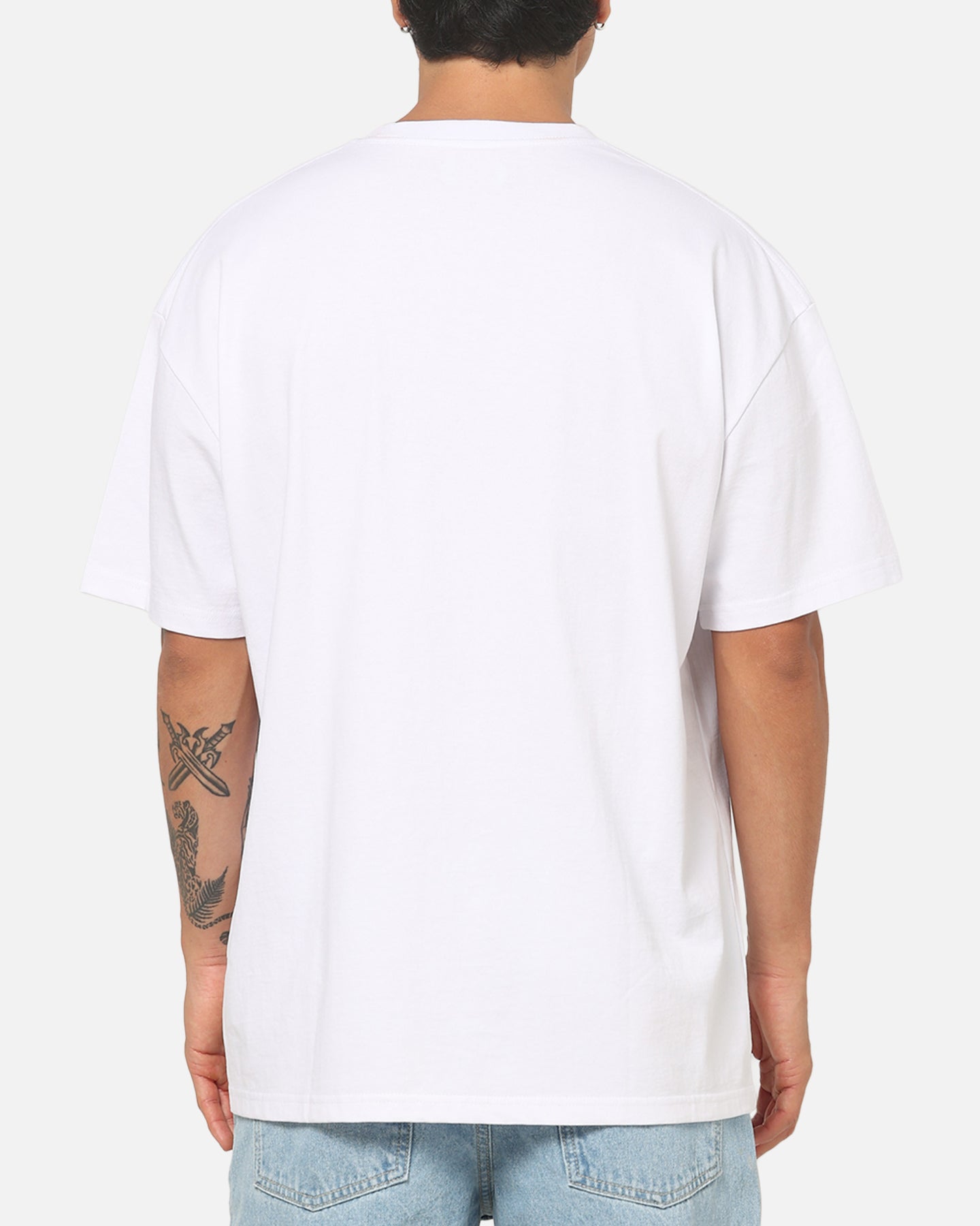 Carre Plaid Oval T-Shirt White
