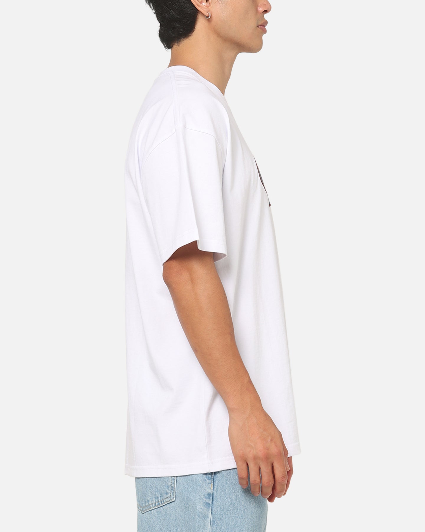 Carre Plaid Oval T-Shirt White