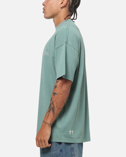 Saint Morta Heritage V2 Boxy T-Shirt Washed Green