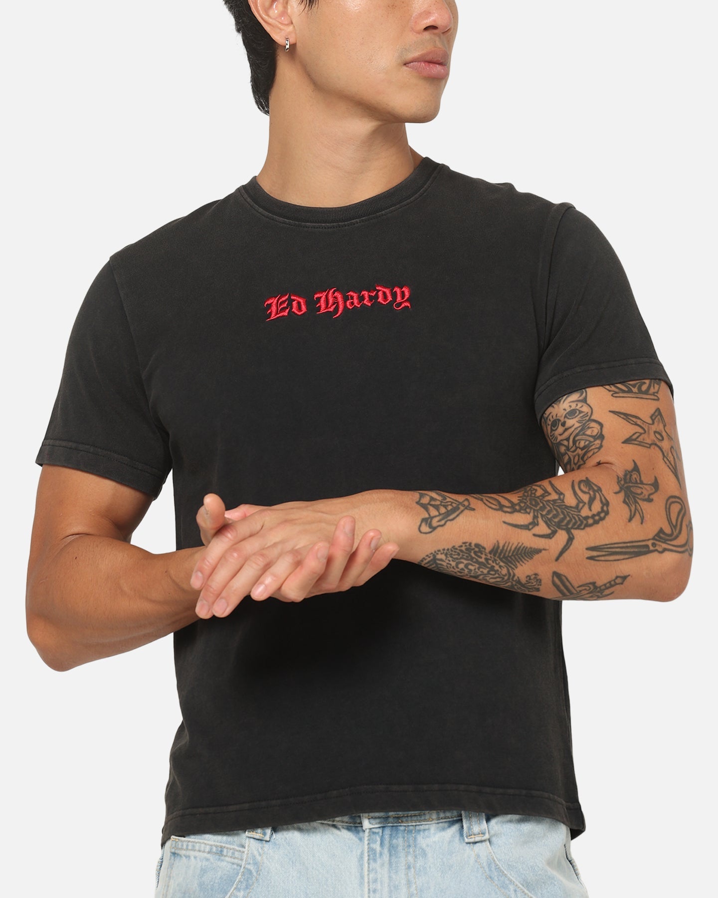 Ed Hardy Fury T-Shirt Black
