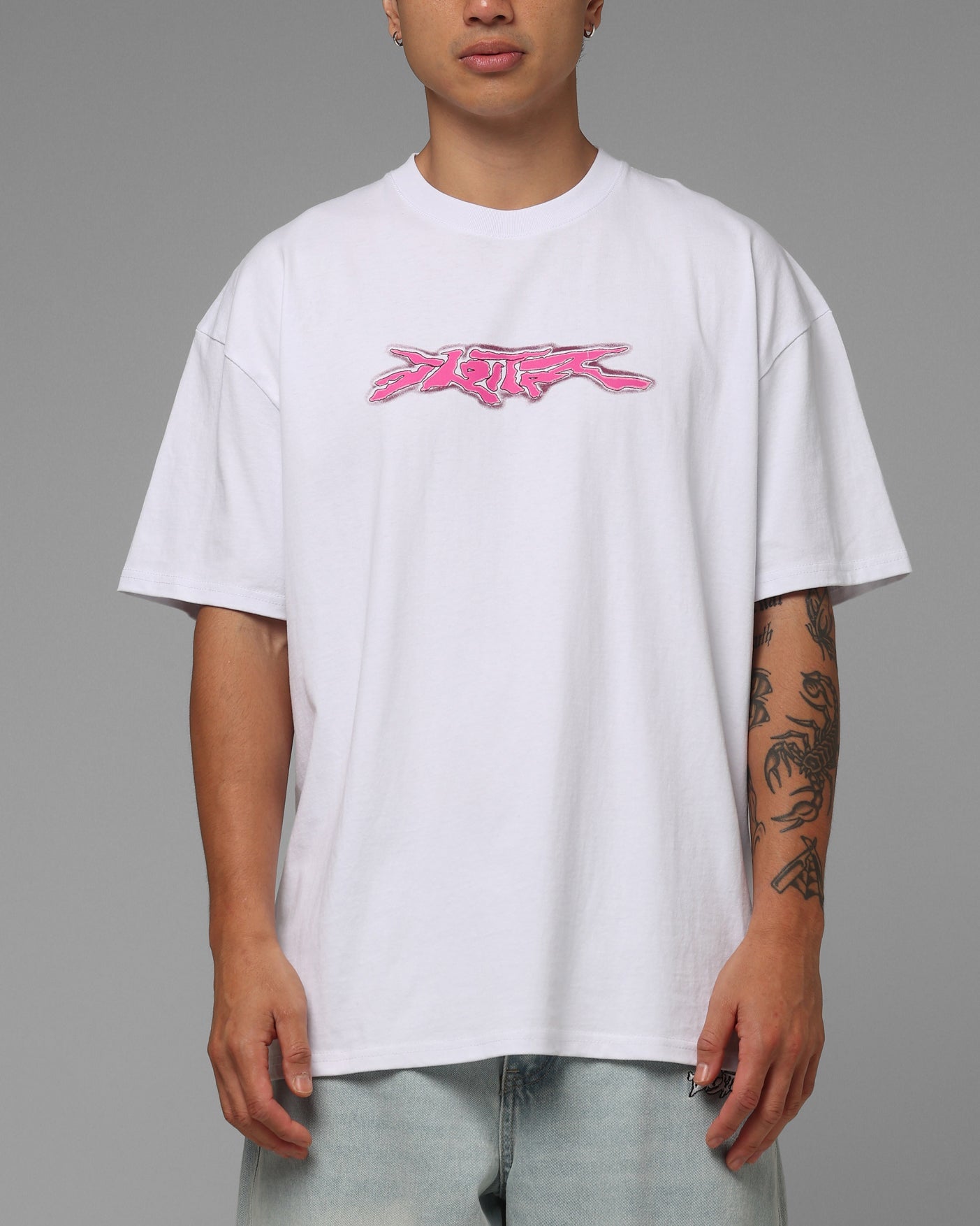 Loiter Cyber Logo T-Shirt White