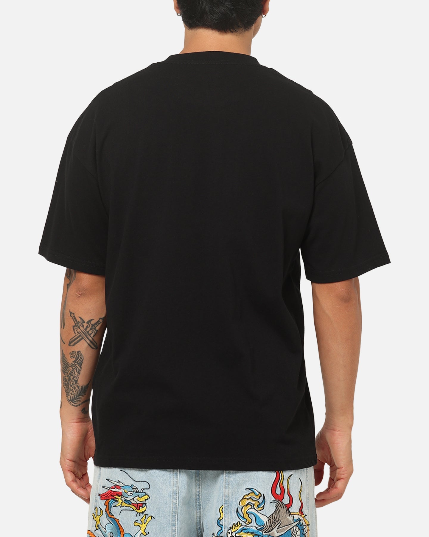 Ed Hardy Brave Hearts T-Shirt Black