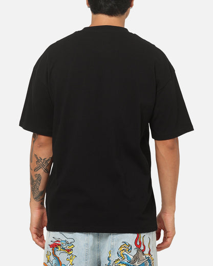 Ed Hardy Brave Hearts T-Shirt Black