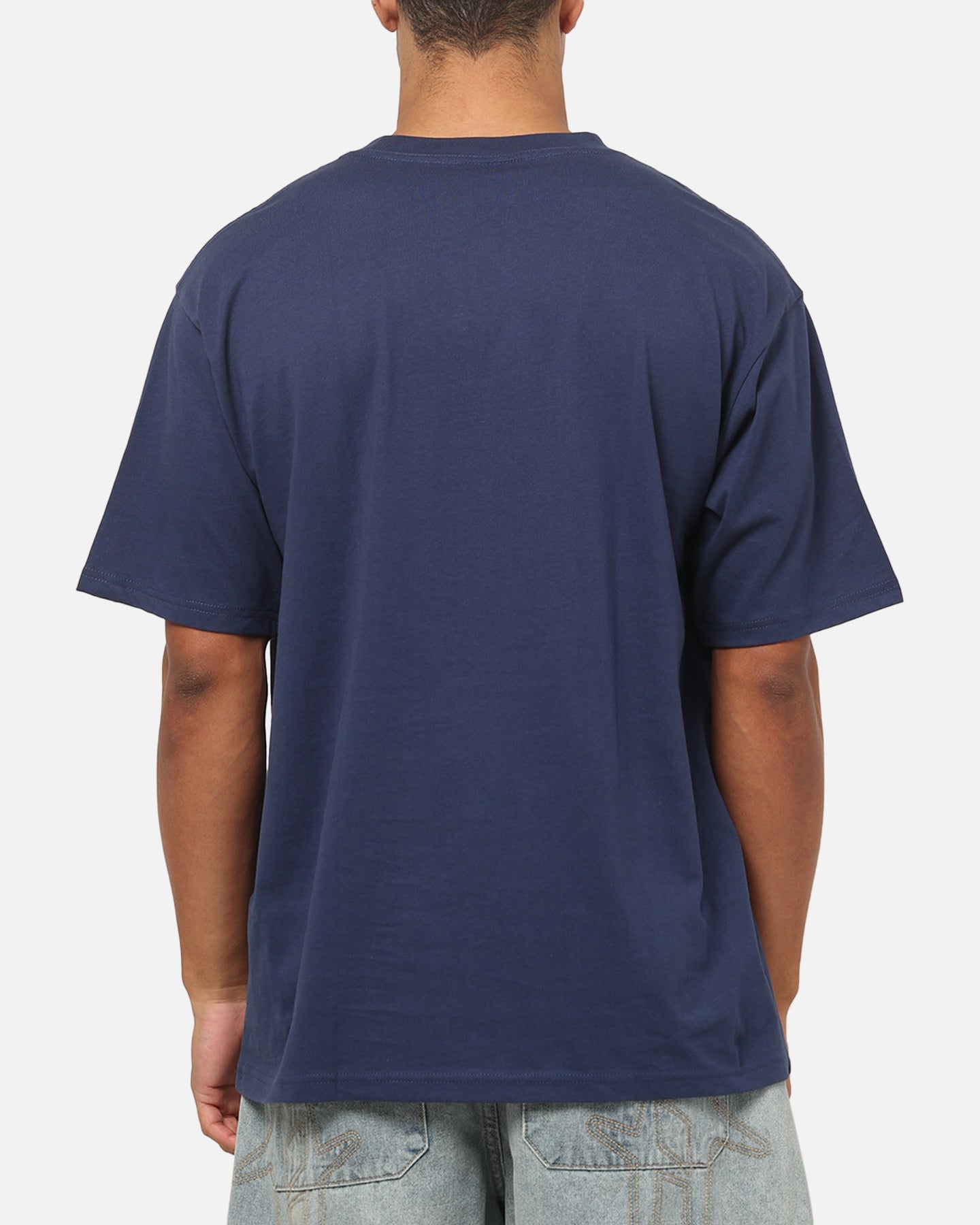 Bleacher Athletic Sydney Roosters NRL Embroidered Logo T-Shirt Navy