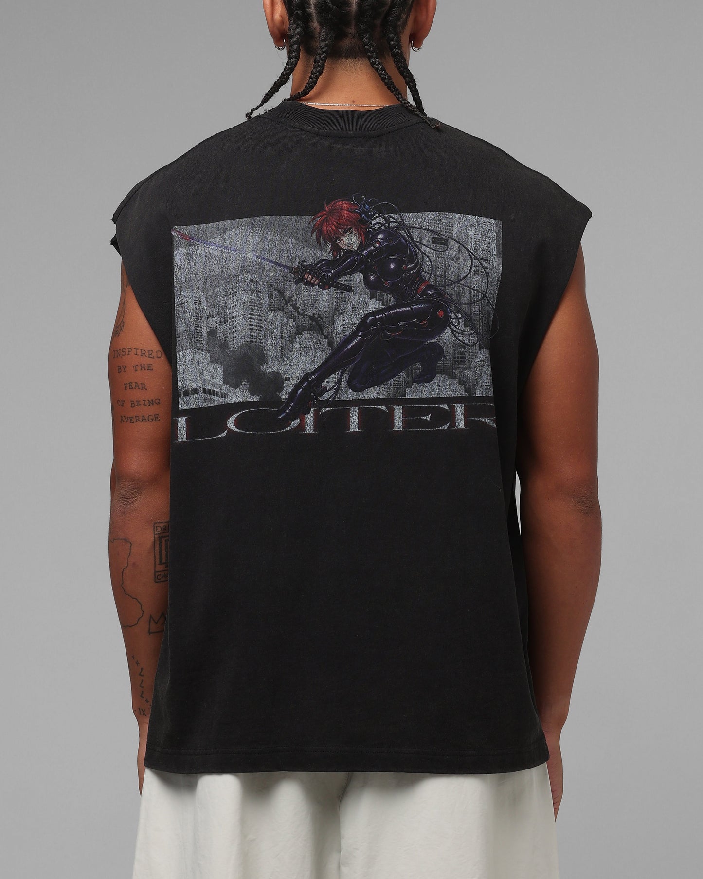 Loiter Spectre Muscle T-Shirt Black