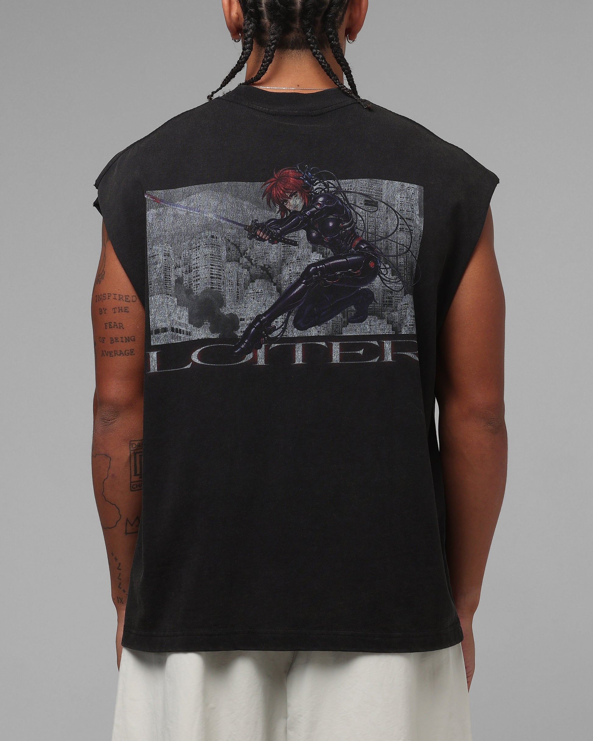 Loiter Spectre Muscle T-Shirt Black