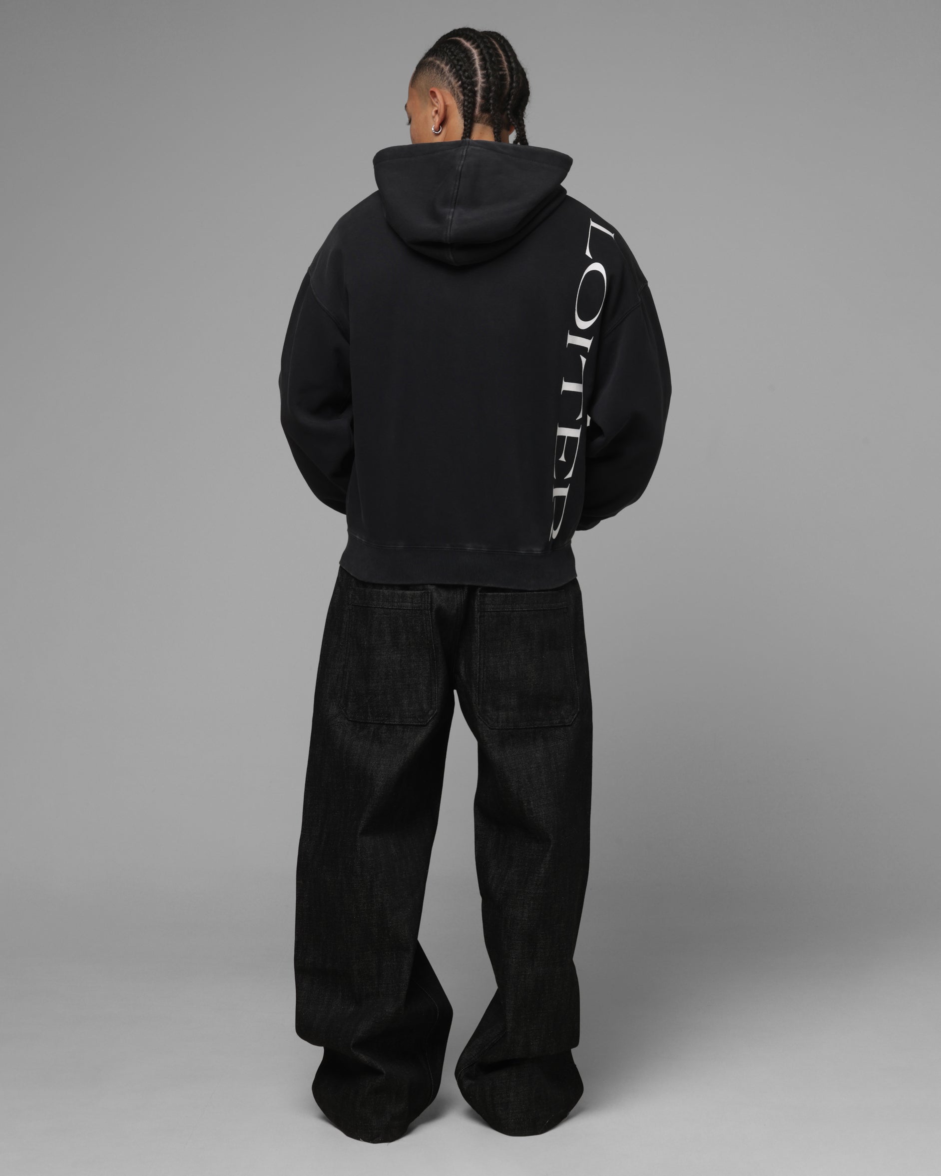 Loiter Spectre Zip Hoodie Black