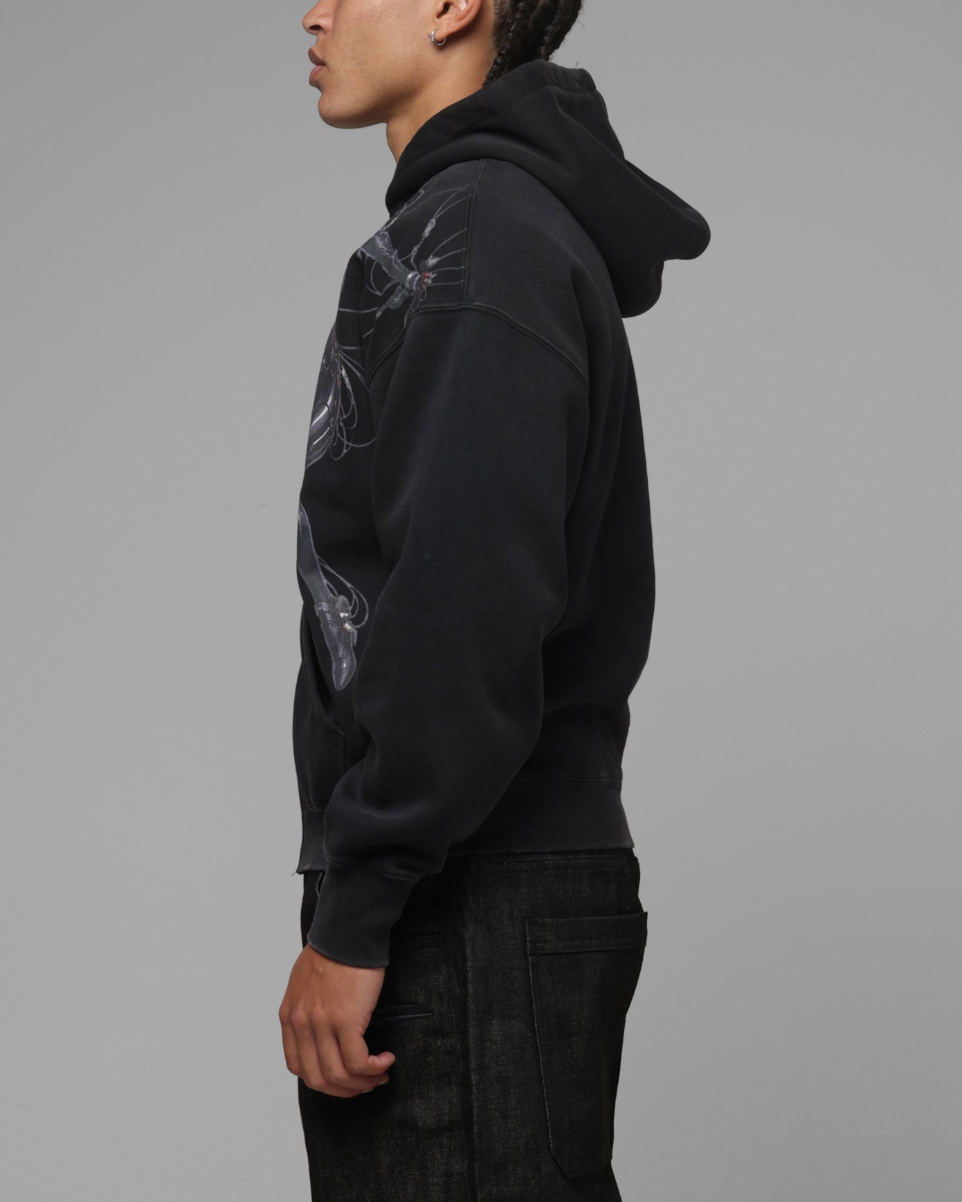 Loiter Spectre Zip Hoodie Black