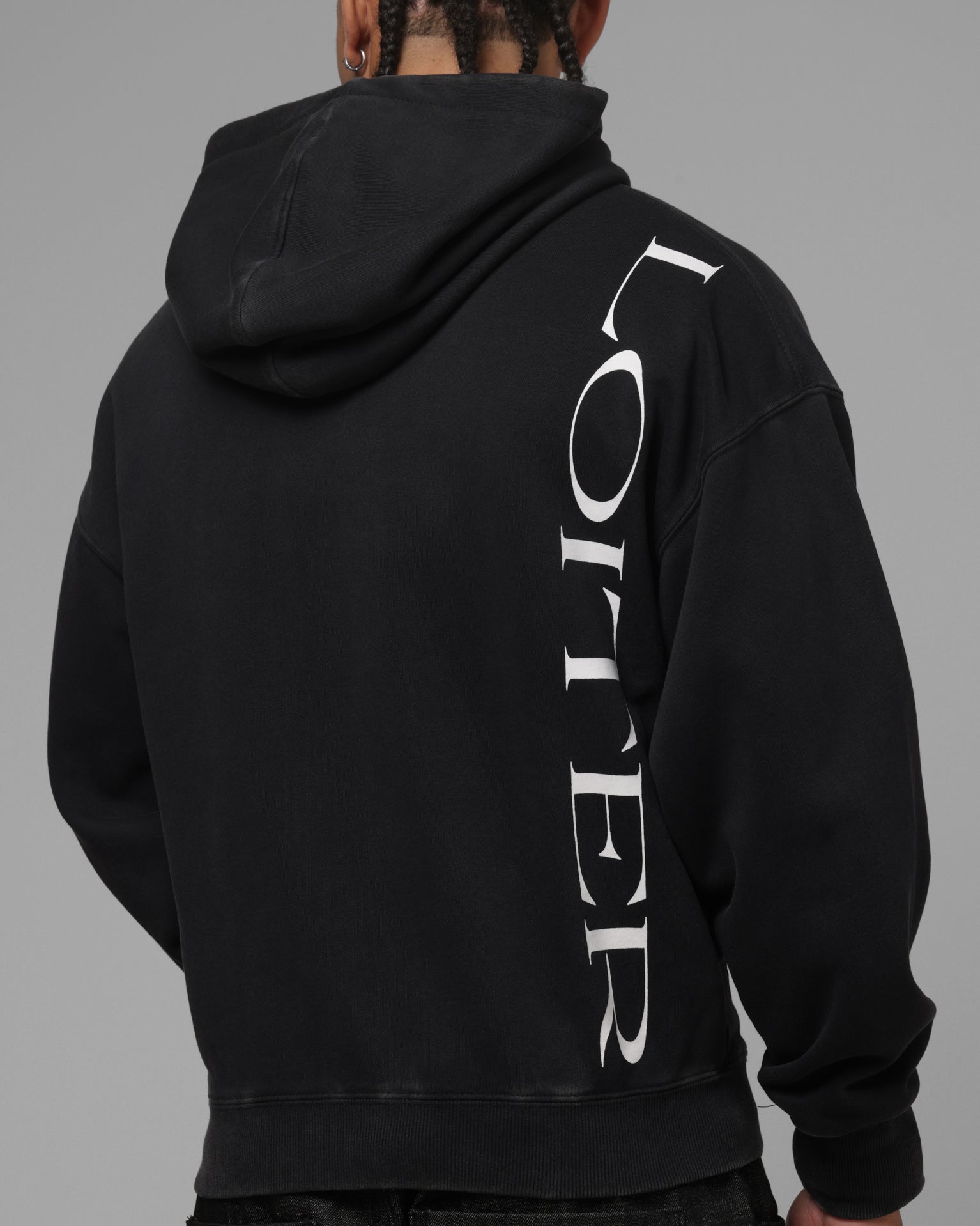 Loiter Spectre Zip Hoodie Black