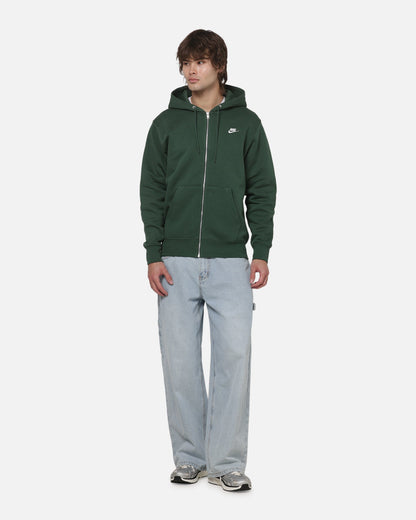 Nike Club BB Full-Zip Hoodie Forest Green