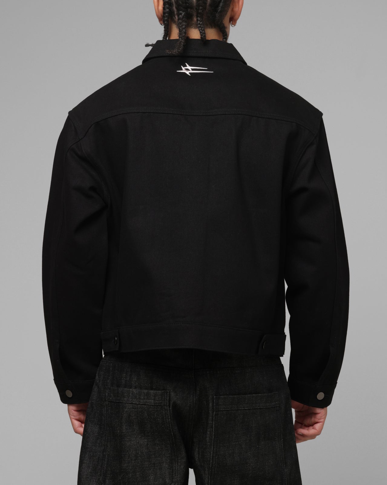 Loiter Hybrid Denim Jacket Black