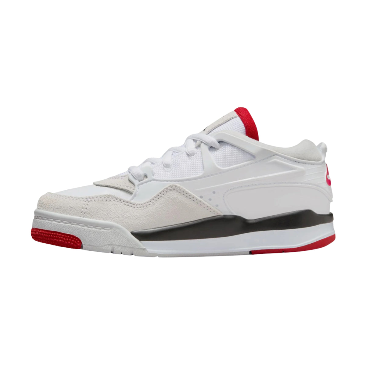 Jordan 4 RM White Black Neutral Grey Varsity Red (PS)