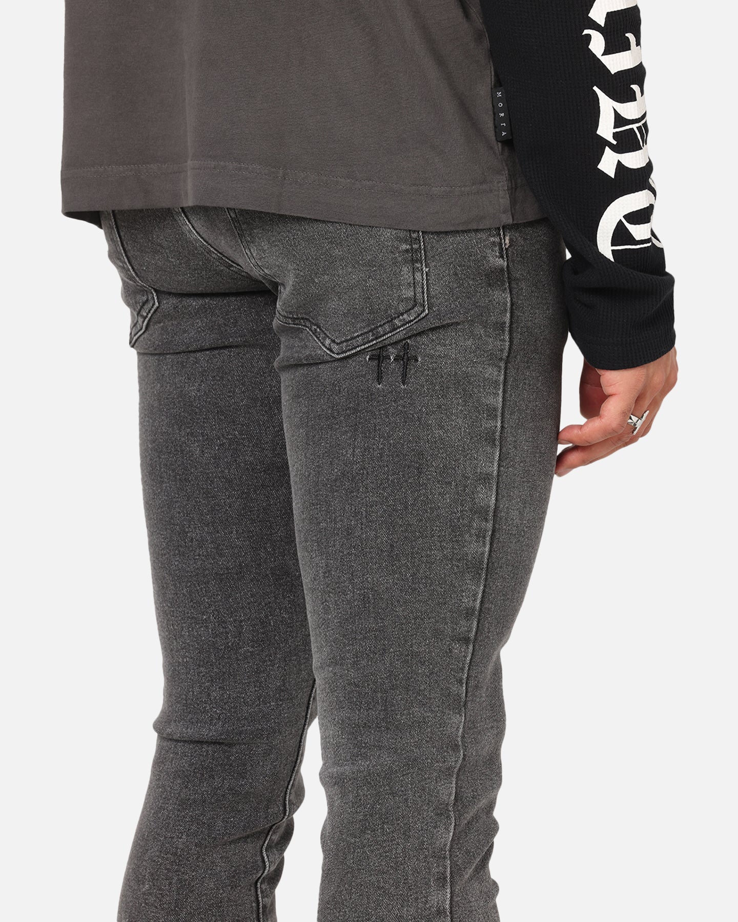 Saint Morta Dynasty Jeans Black Stonewash