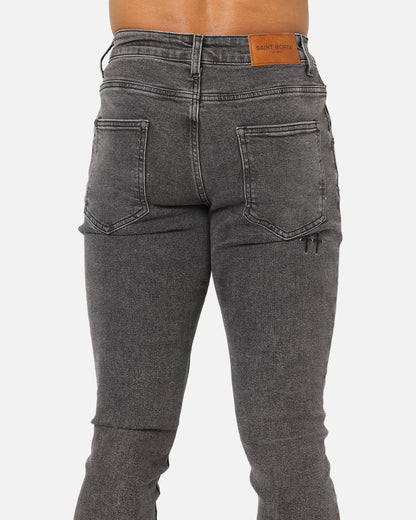 Saint Morta Dynasty Jeans Black Stonewash