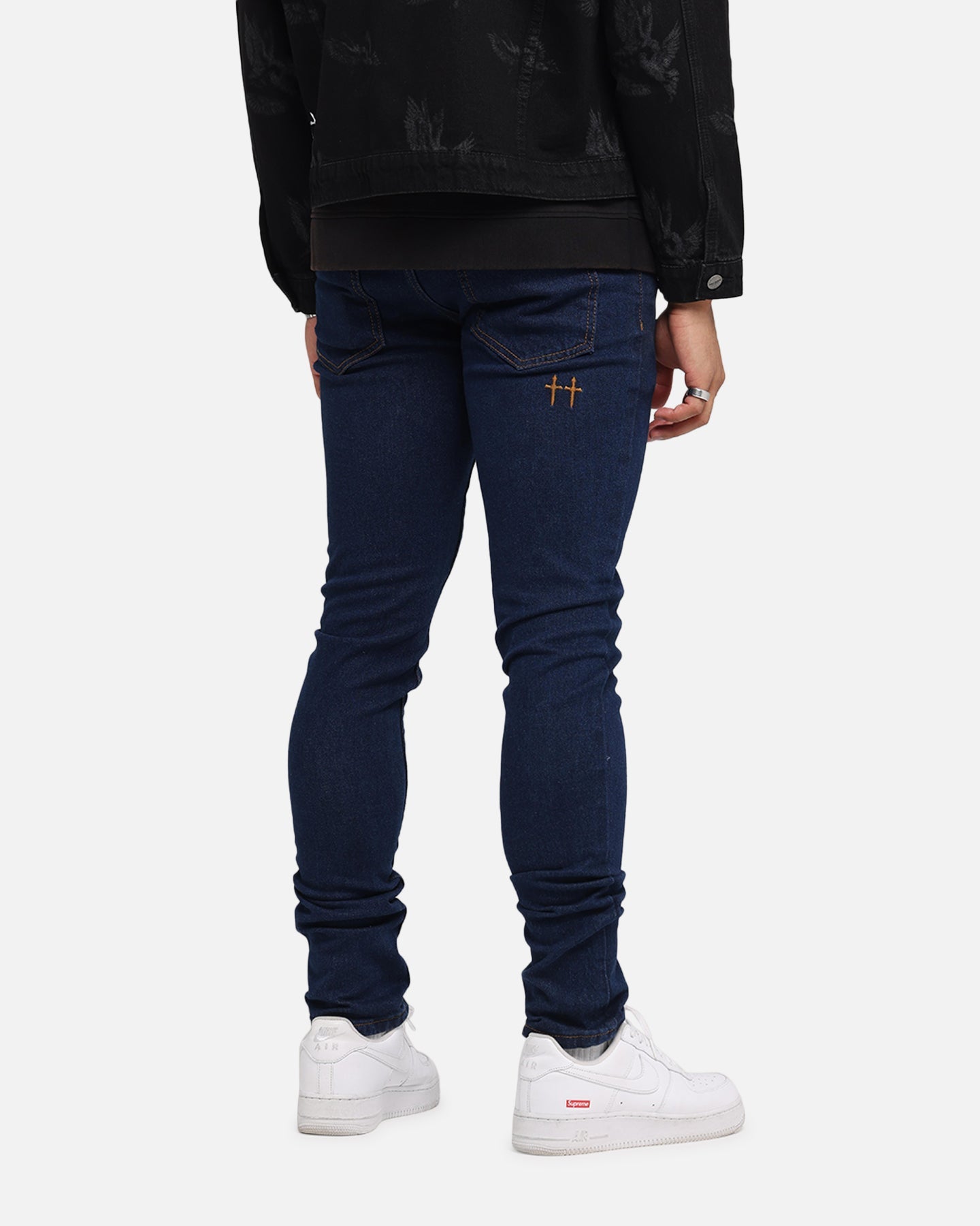 Saint Morta Dynasty Jeans Indigo/Tan