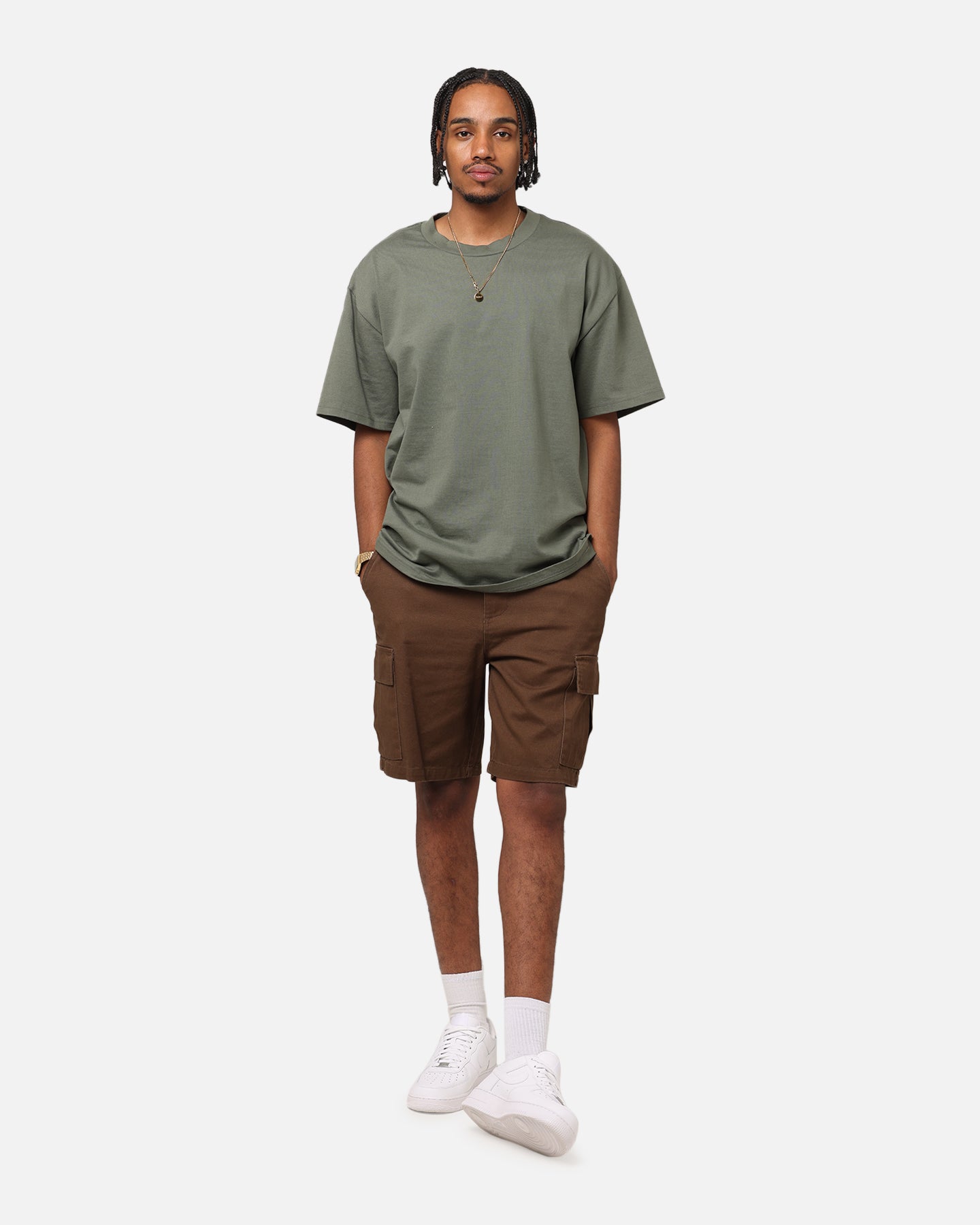 XXIII Jordy Cargo Shorts Dark Brown