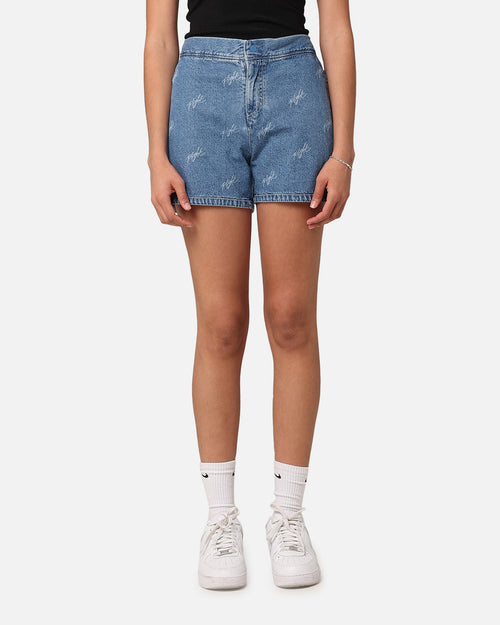 Jordan Women's Woven Denim Shorts Stone Blue