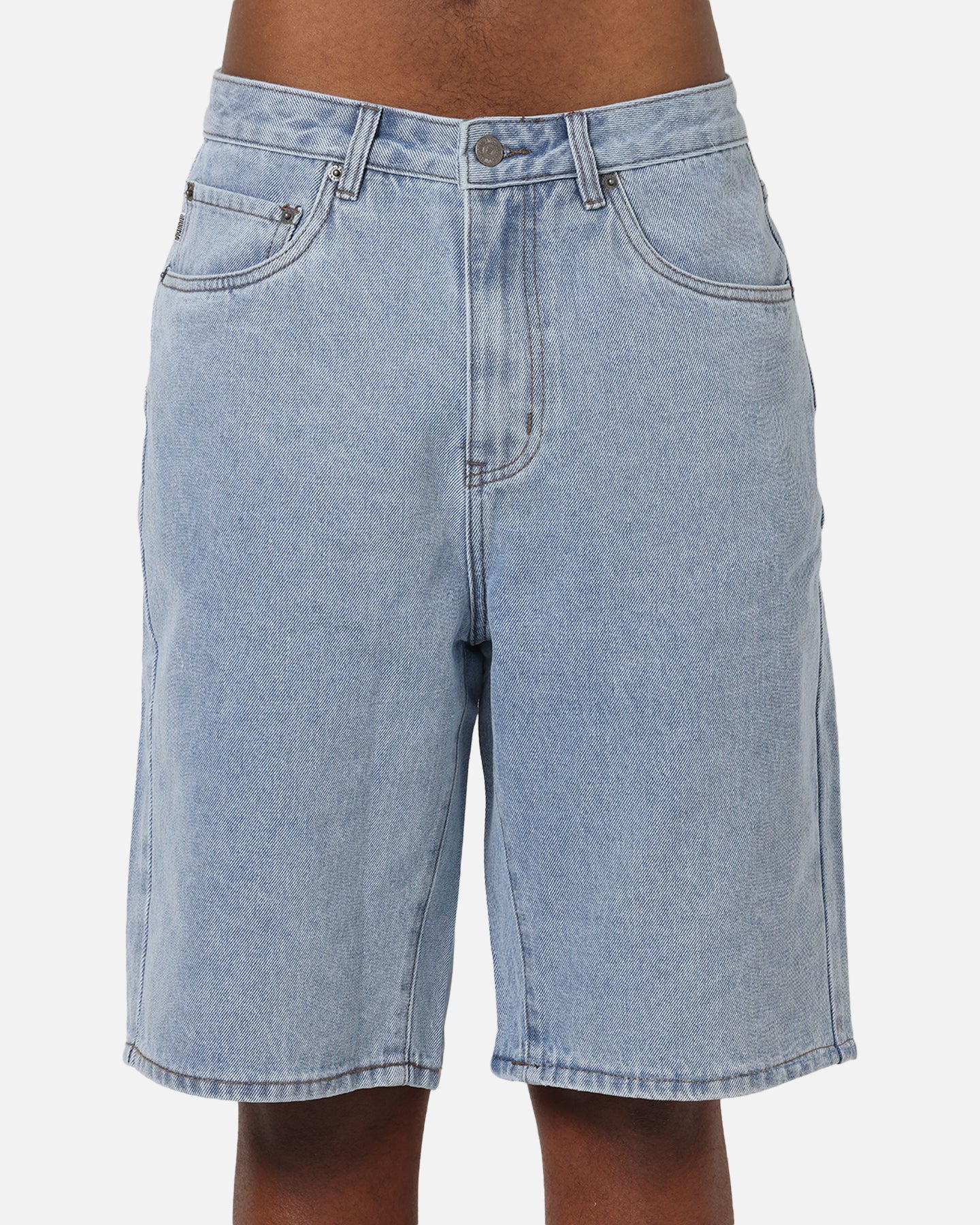 S Double Denim Standard Shorts Super Light