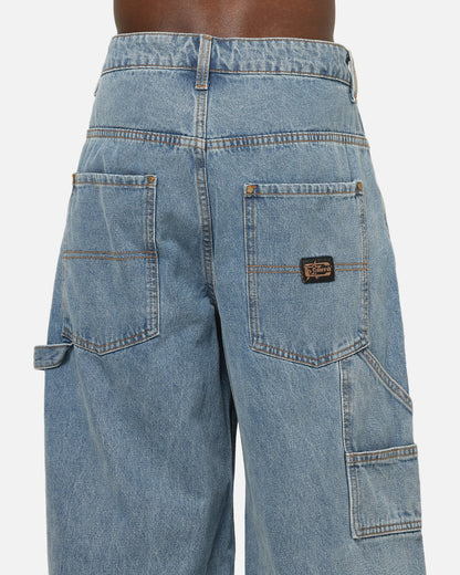 Carre Baggy Carpenter Jeans Mid Blue Denim
