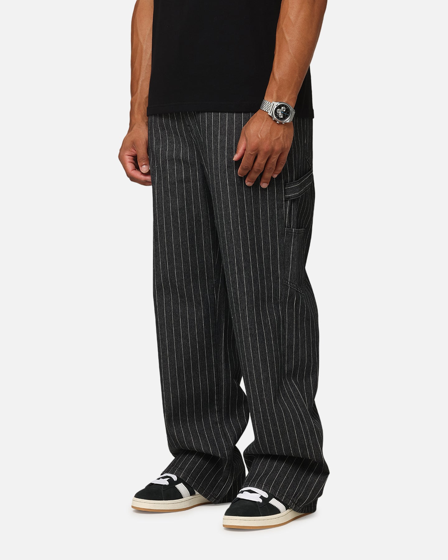 Carre Pinstripe Astoria Pant Black Pinstripe