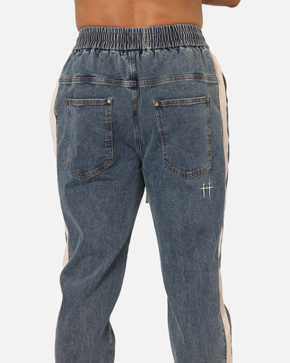 Saint Morta Sidewinder Denim Joggers Dirty Denim