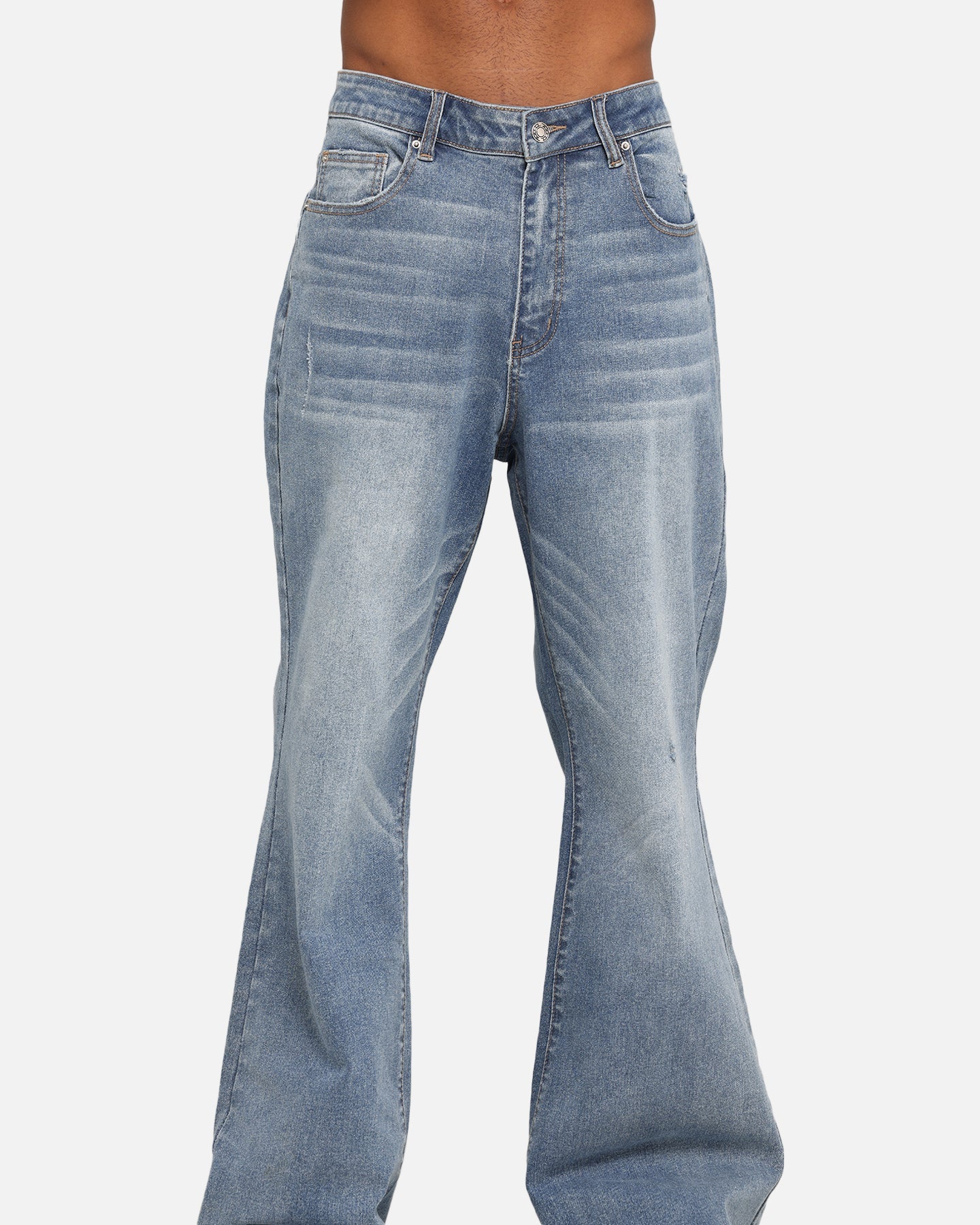 XXIII Game Play Flared Jeans Blue Denim