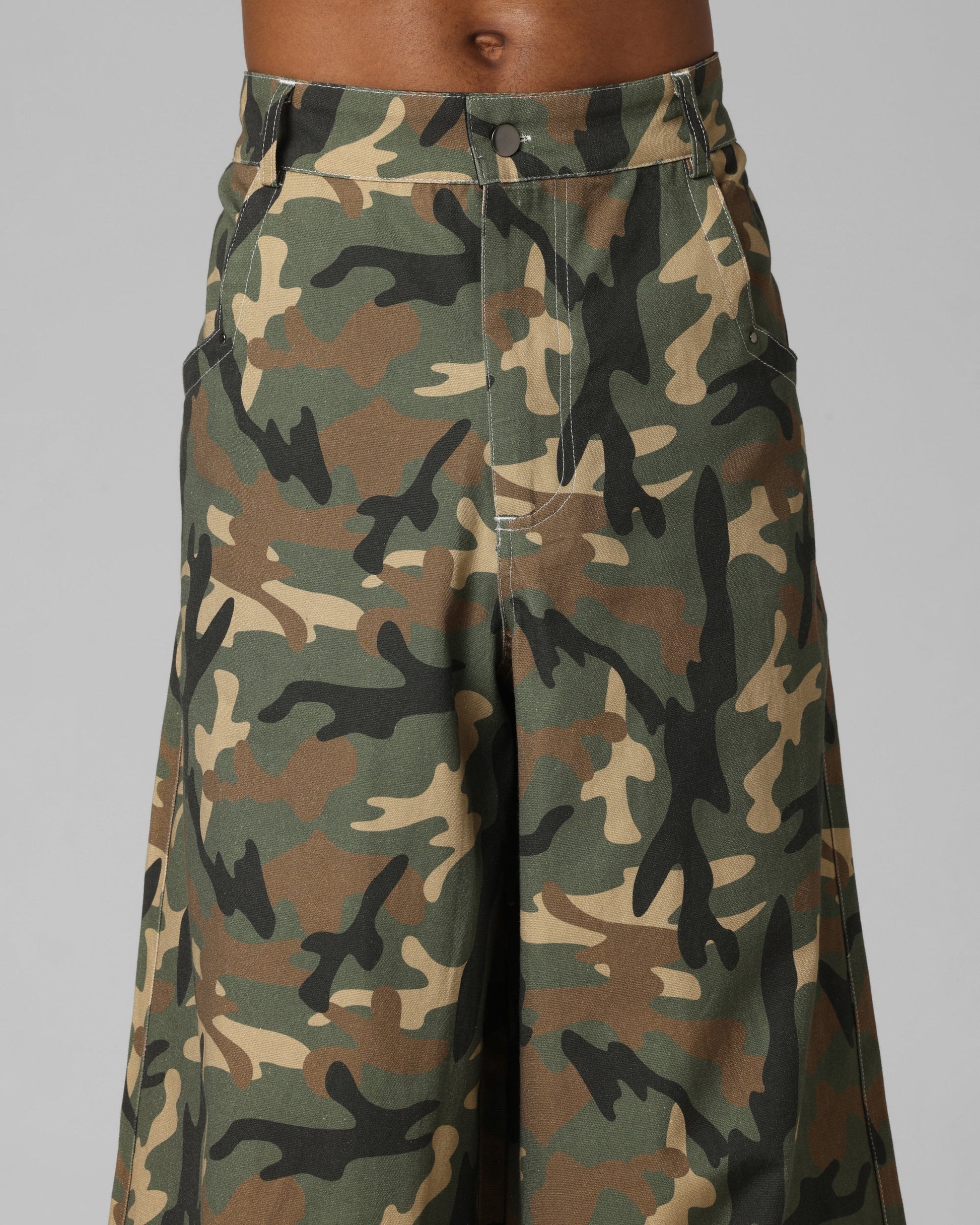 Loiter F-22 Raver Jeans Woodland Camo
