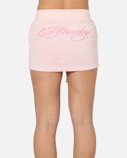 Ed Hardy Women's Lounge Mini Skirt Pink