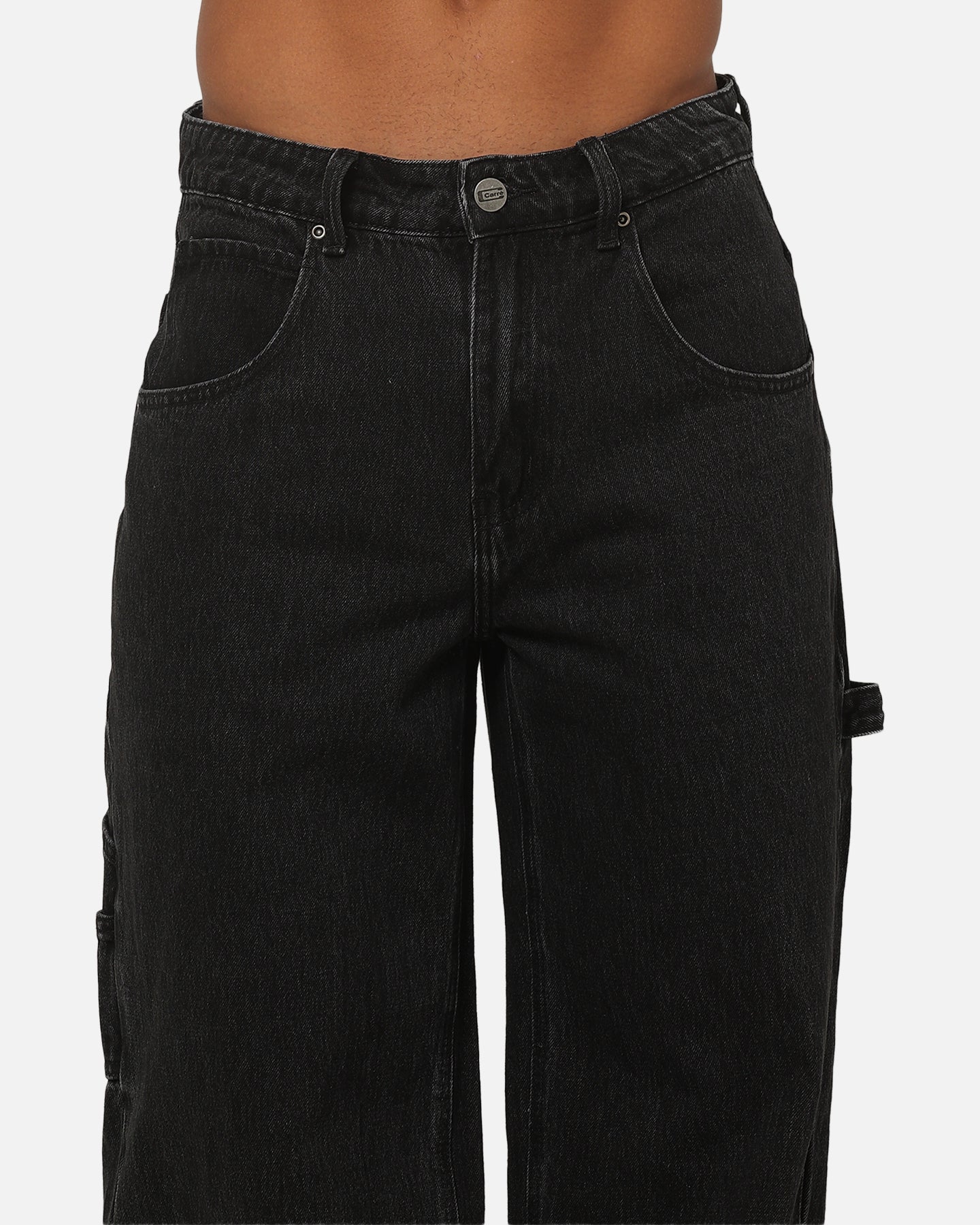 Carre Baggy Carpenter Jeans Black Denim