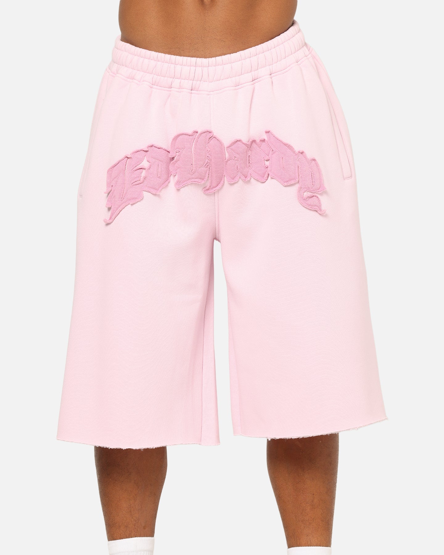 Ed Hardy Double Dragon Applique Shorts Pink