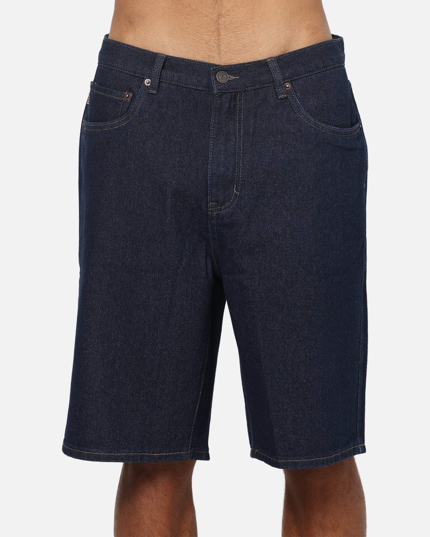 S Double EMB 5 Pocket Shorts One Rinse