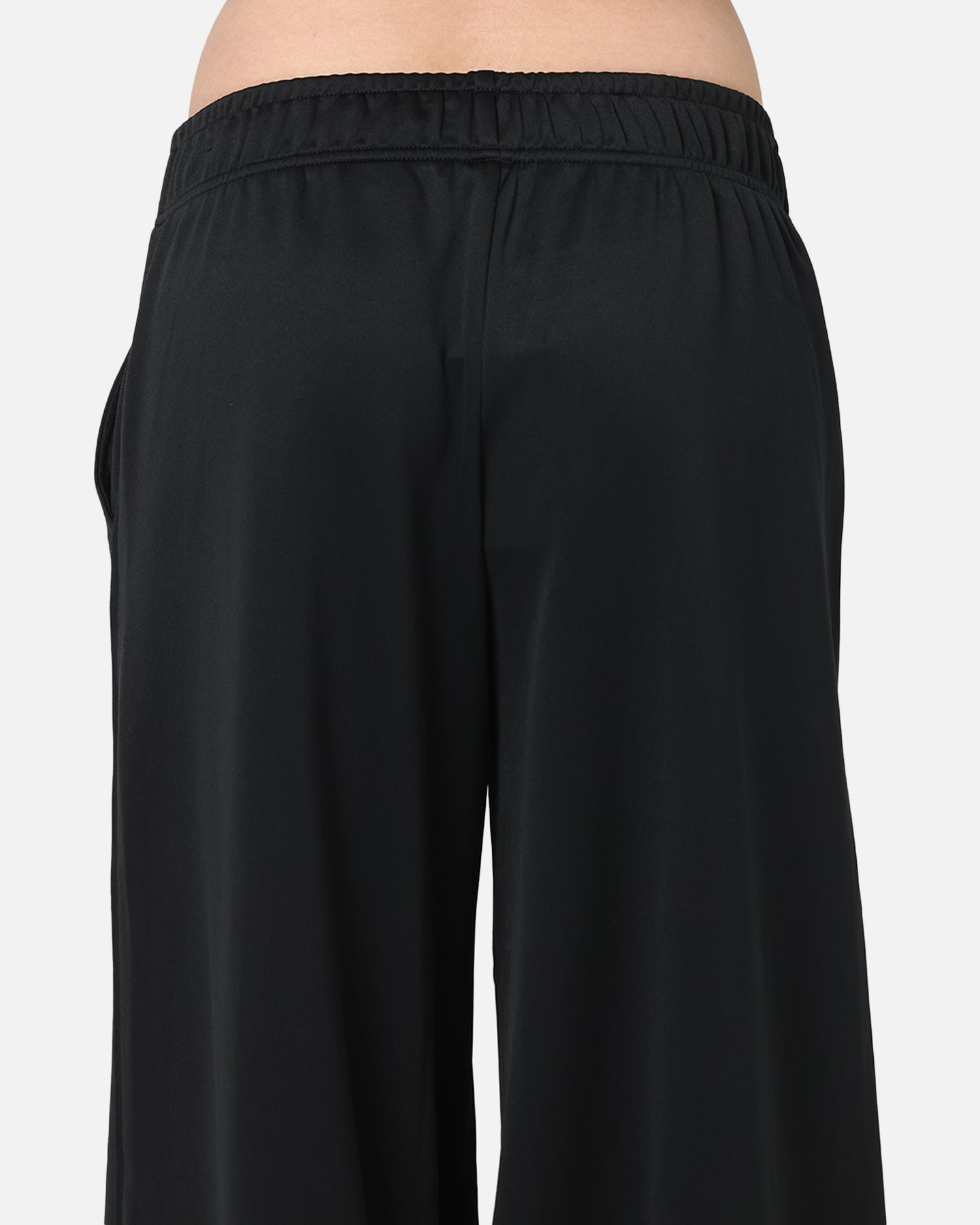 Nike Women's Sportswear Mid-Rise Wide-Leg Track Pants Black/Black/Sail