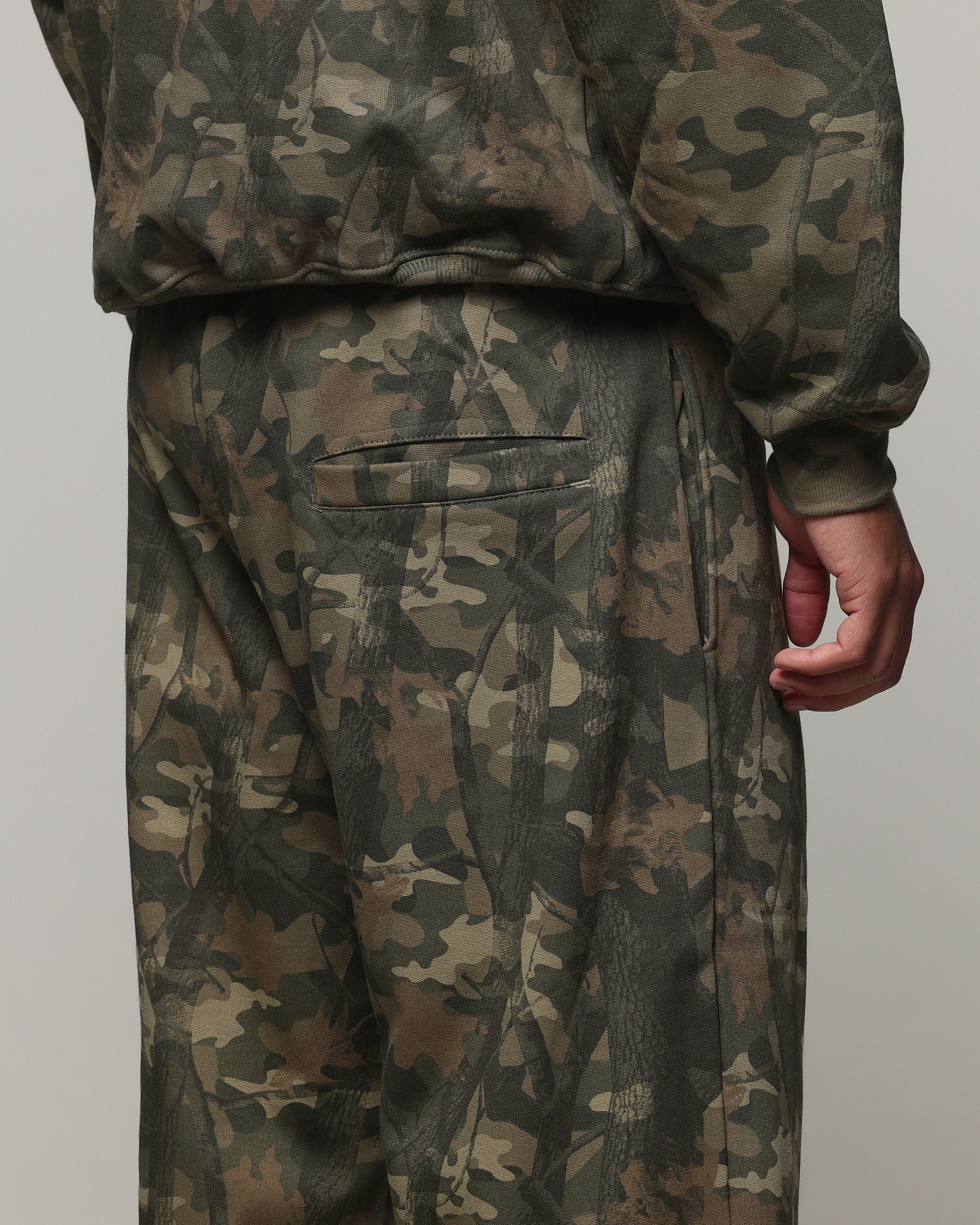 American Thrift Wide Leg Pants Camo
