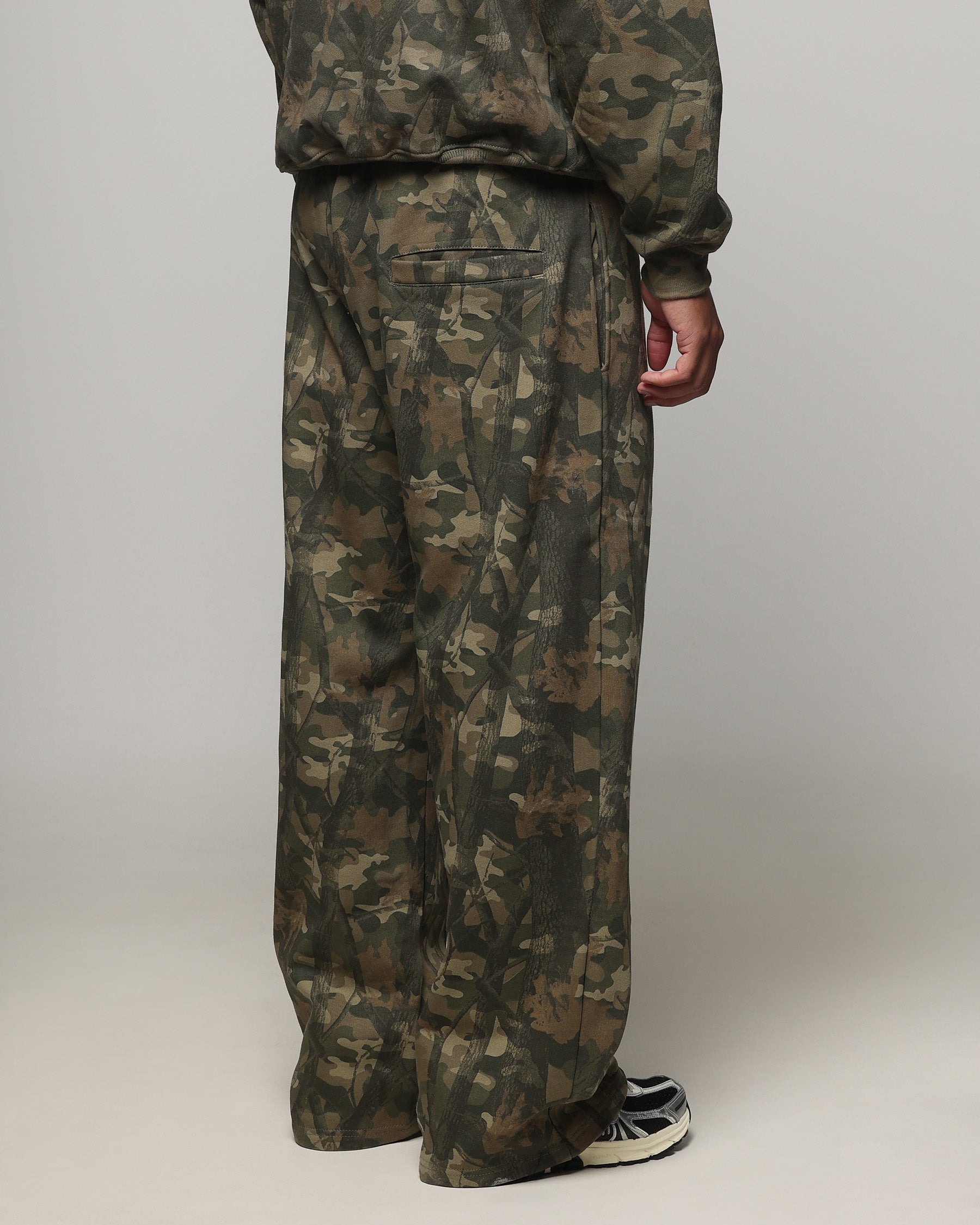 American Thrift Wide Leg Pants Camo