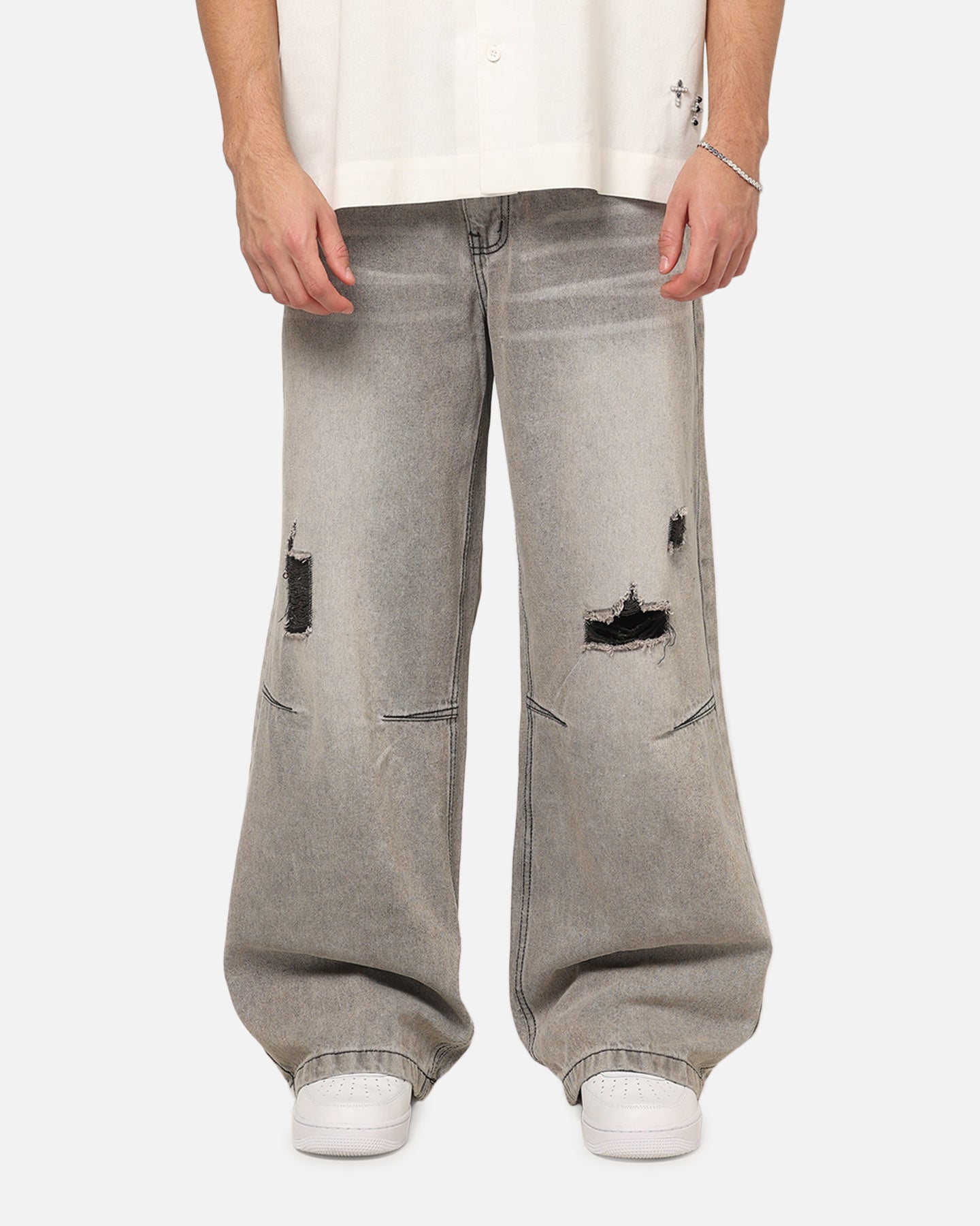 Saint Morta Amplus Divinity Jeans Worn Grey