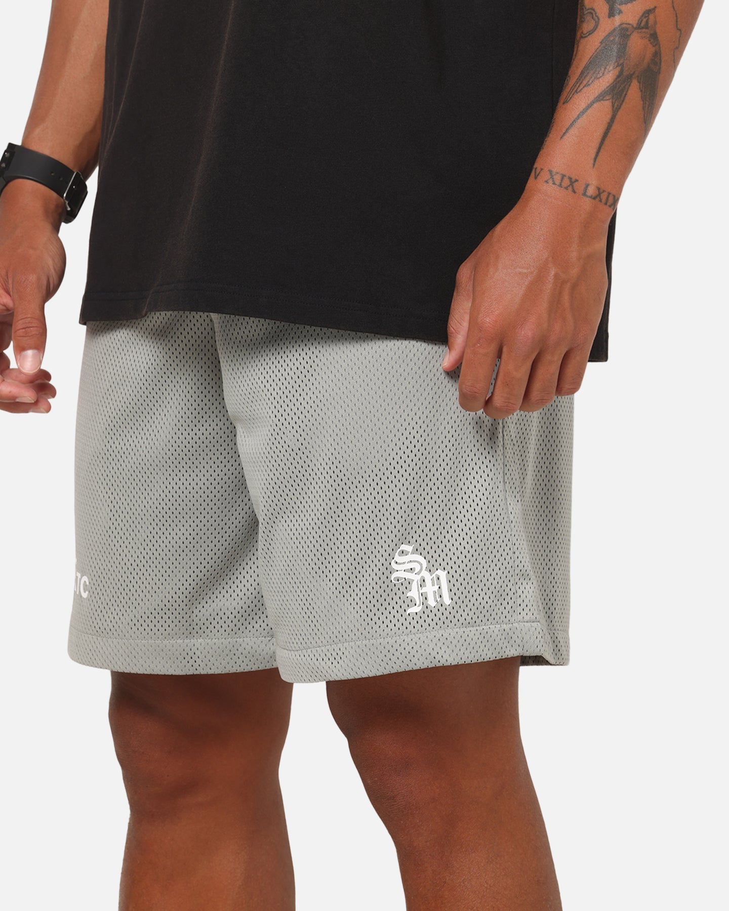 Saint Morta Athltc R3 Mesh Shorts Sage