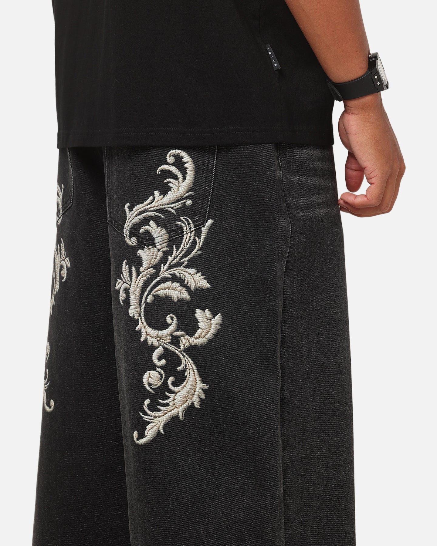 Saint Morta Umbra Baroque Jeans Black Shadow