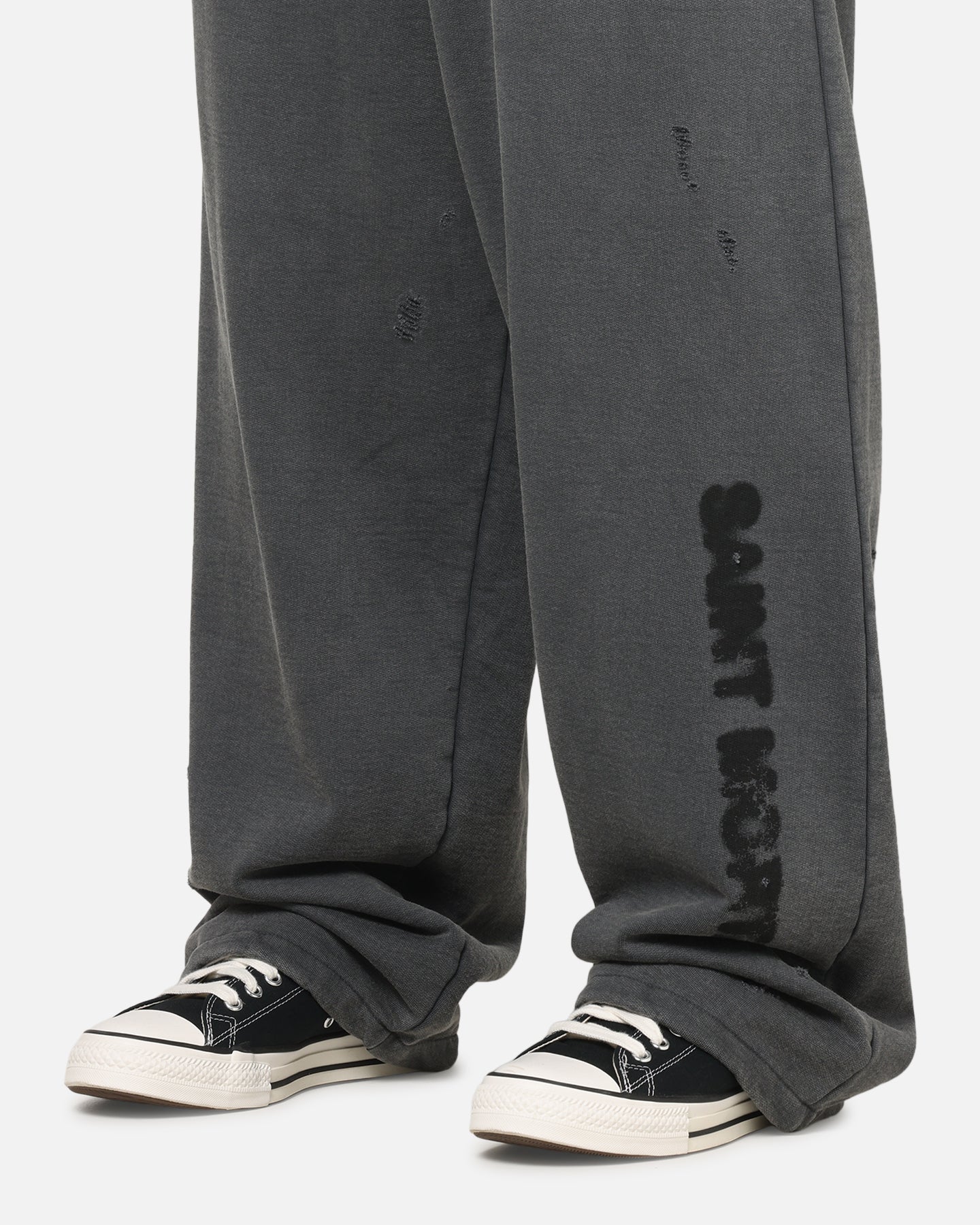 Saint Morta Apocalypse Baggy Sweatpants Washed Charcoal