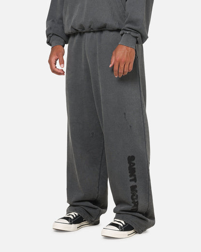 Saint Morta Apocalypse Baggy Sweatpants Washed Charcoal