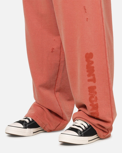 Saint Morta Apocalypse Baggy Sweatpants Washed Burnt Orange