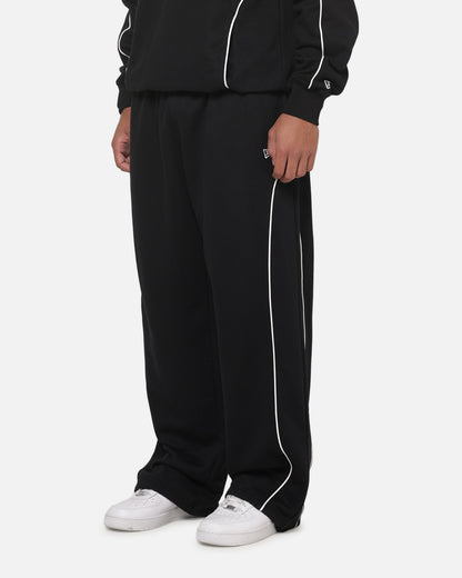 New Era Wide Leg Trackpants Black