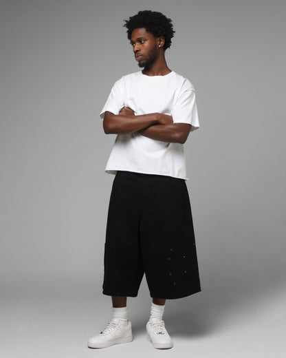 Loiter Utility Cargo Shorts Black