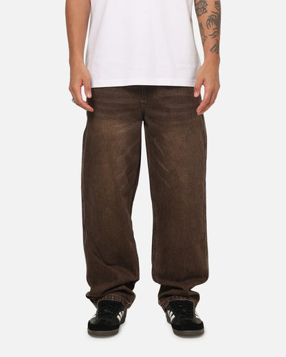 Carre Union Straight Fit Jeans Washed Brown